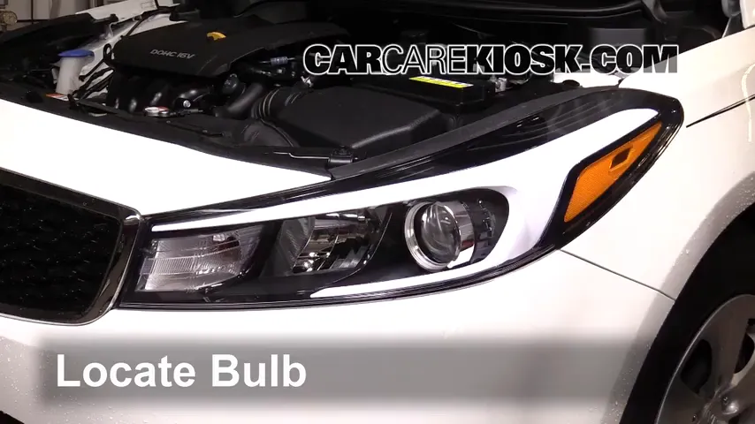 2017 Kia Forte LX 2.0L 4 Cyl. Lights Highbeam (replace bulb)